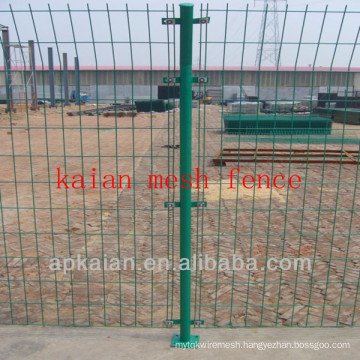 hebei anping KAIAN green pvc coated galvanized welded wire fencing